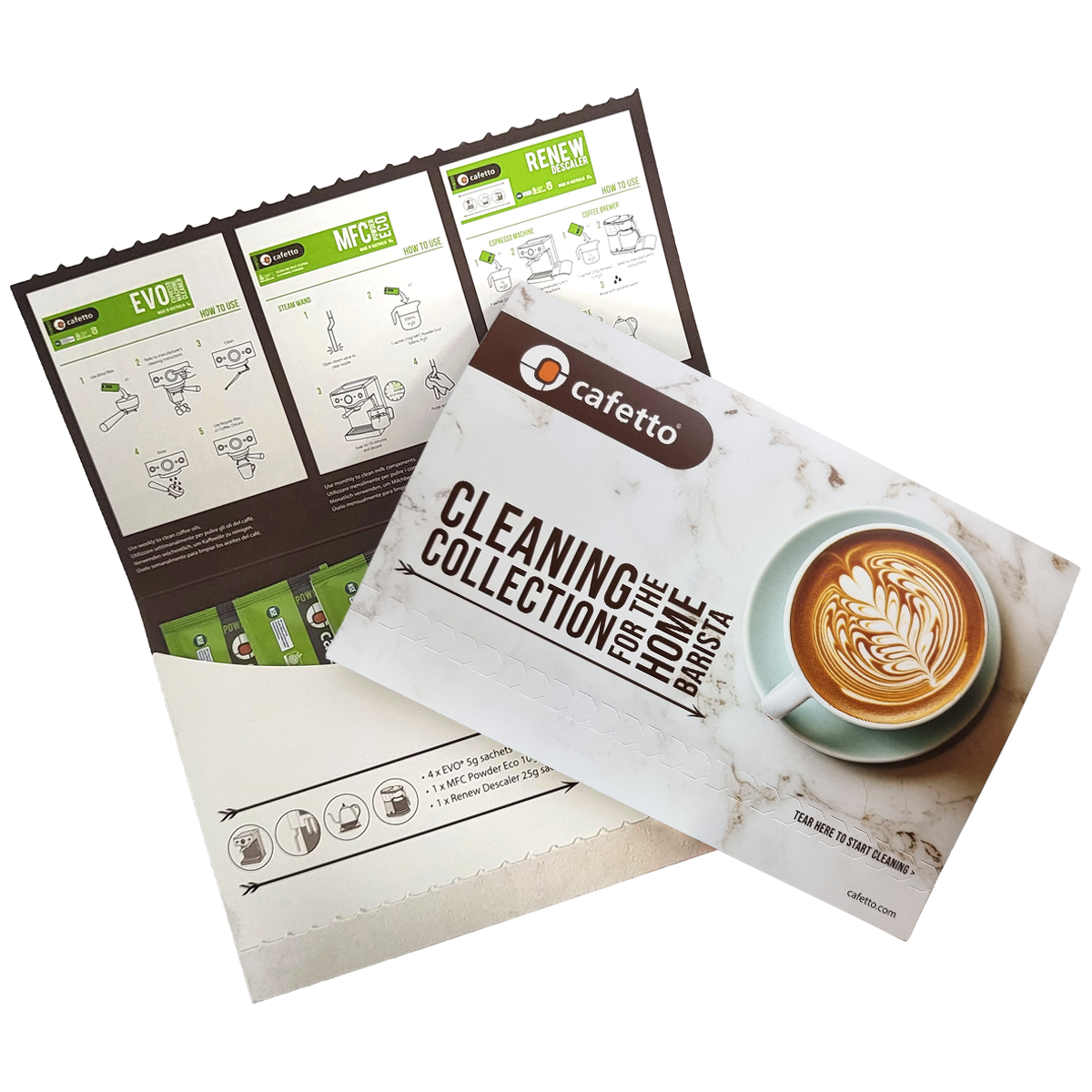 Cafetto Cleaning Collection for the Home Barista