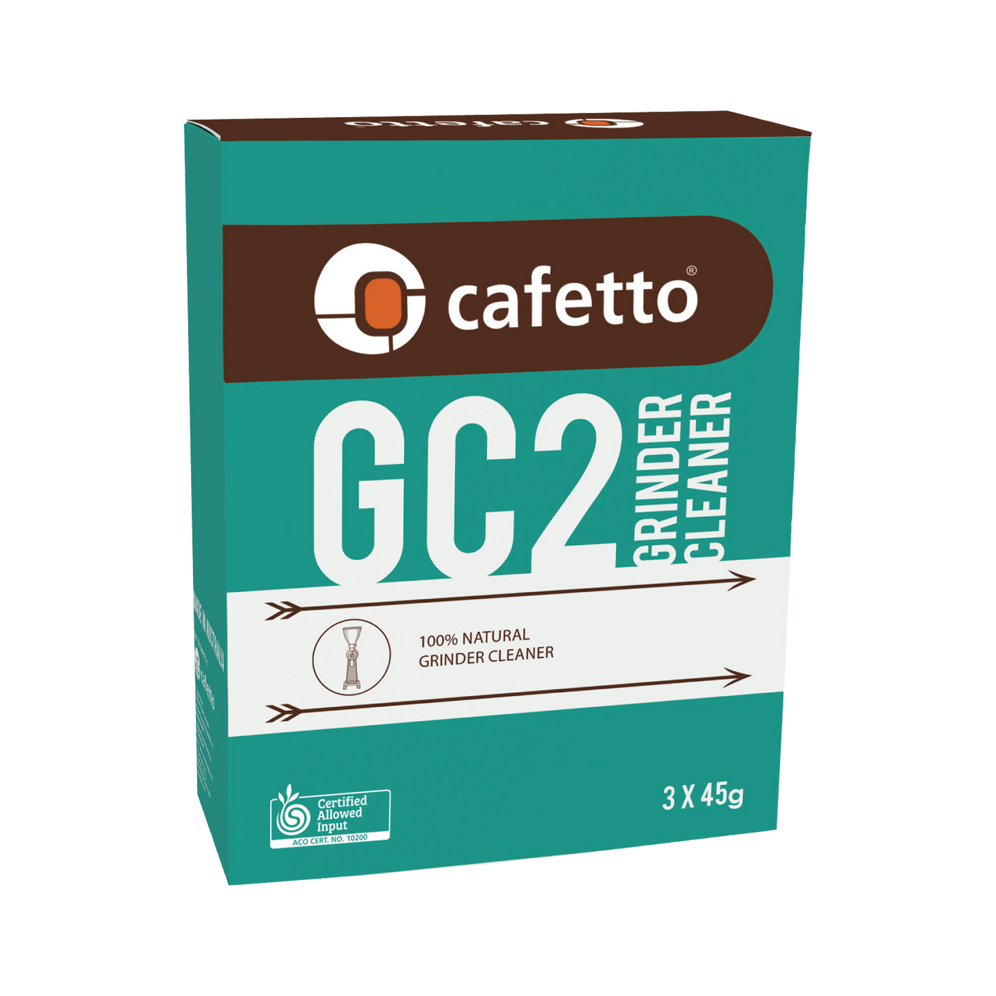 Cafetto GC2 Grinder Cleaner 3 x 45g Sachet