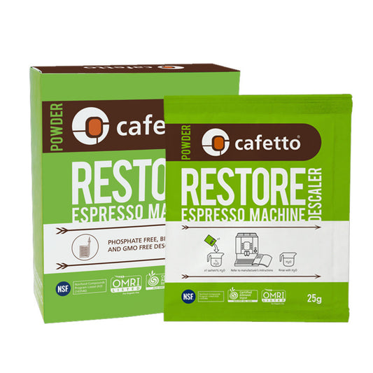 Cafetto Restore Descaler Sachets 4 x 25g